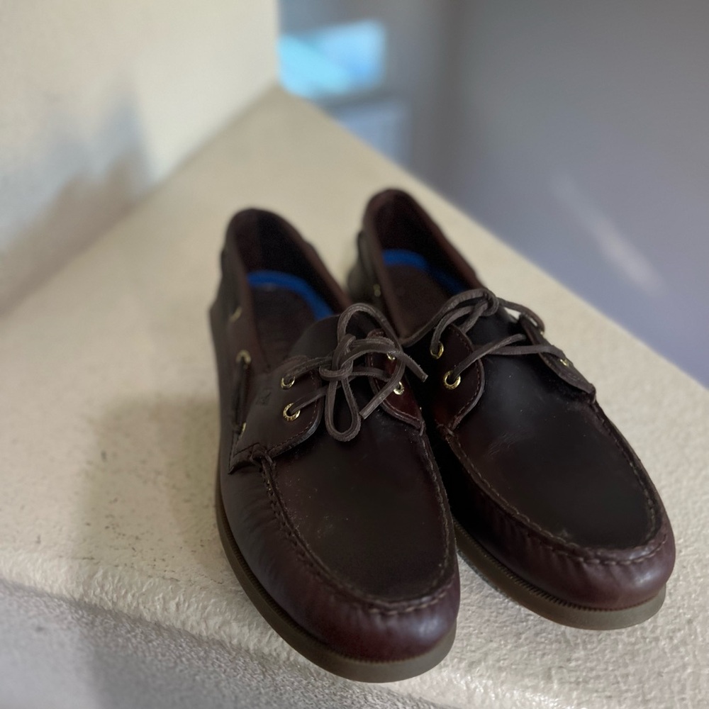 Sperry  Top-Sider Men's Authentic Original Boat Driving Shoes In Amaretto Sz 13‎ - Picture 5 of 12